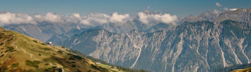 Alpenpanorama, Hirschegg, Kleinwalsertal