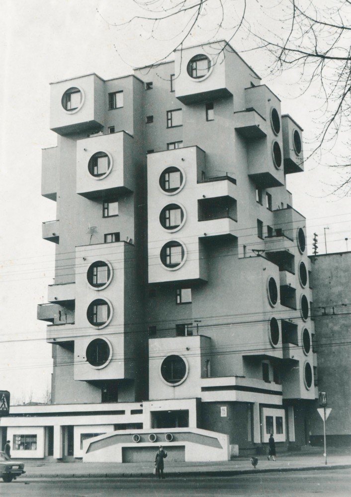 Wohnhaus an der Minskaja-Straße, 1980s, Bobrujsk, Weißrussland