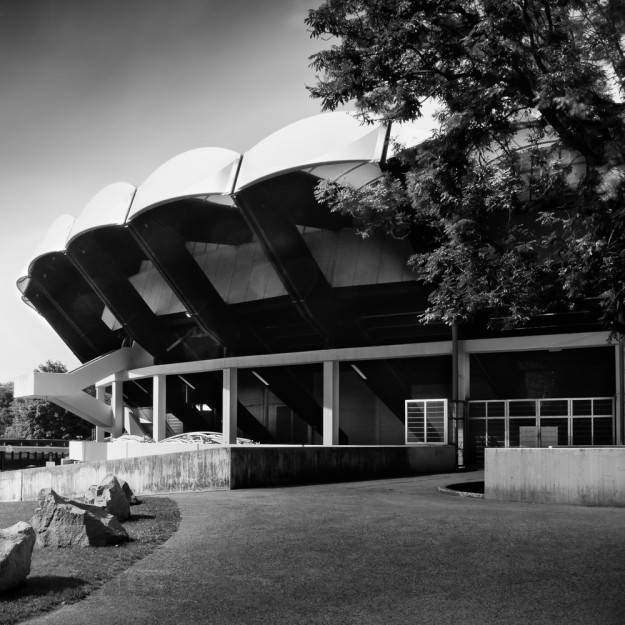Radstadion Plympiapark München - Brutalist architecture