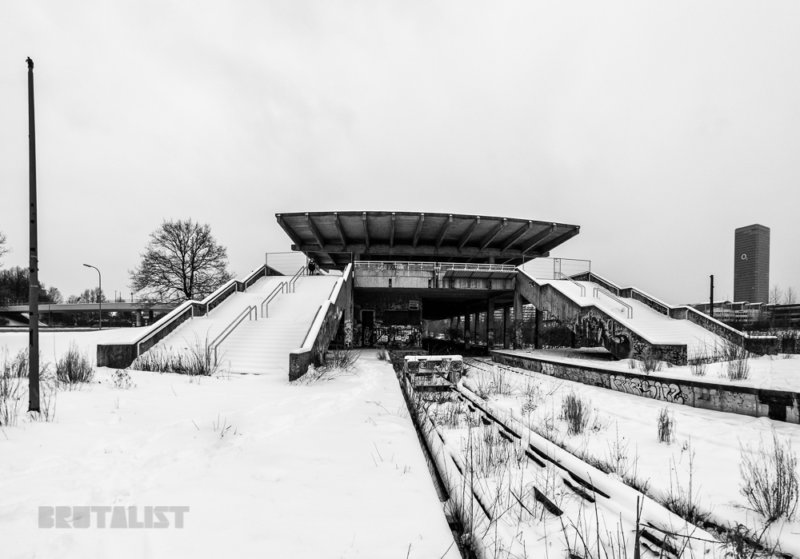 brutalist stairway 2 - Olympiazentrum Munich