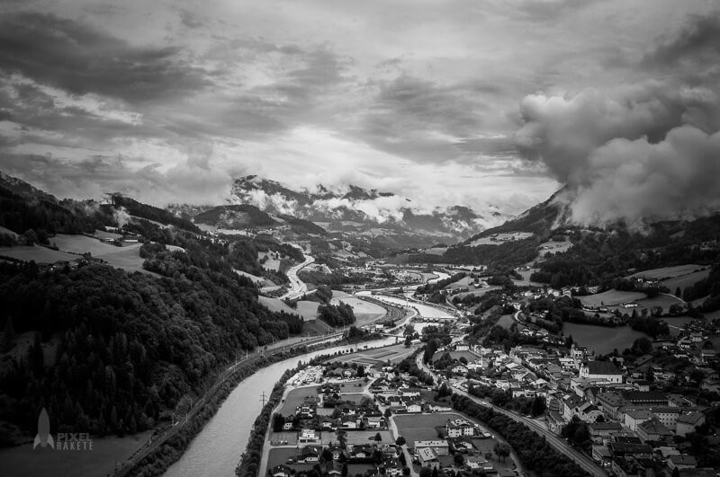 Blick ins Salzburger Land