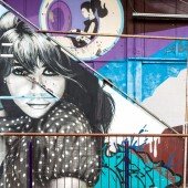Portrait, Graffiti im Kunstpark München, No. 3