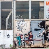 Türsteher, Graffiti im Kunstpark München, No. 2