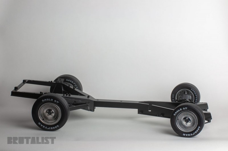 Delorean Modell Fahrgestell