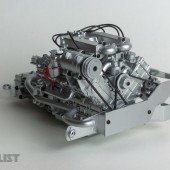 Delorean Modell Motor - V